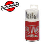 Ruwag UK | Discontinued | 18 Piece Combo Drill Set - HSS/Masonry/Wood