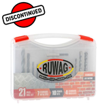 Ruwag UK | Discontinued | 21 Piece Combo Standard Metal, Brick & Power Bit Drill Set